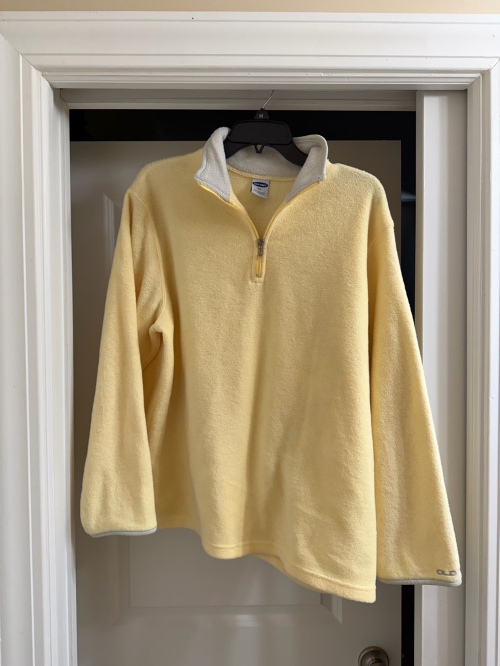 Yellow Quarter-Zip Fleece Pullover old navy